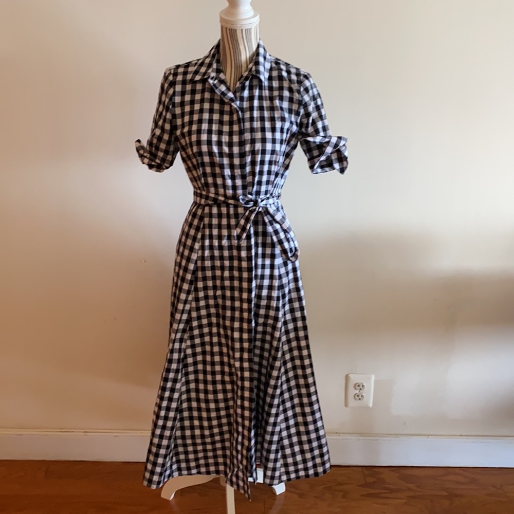 Calvin Klein Black and White Dress